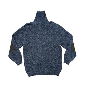 VTG Glenmac Scotland Geelong Lambswool Wool Sweater Charcoal Grey Mens L